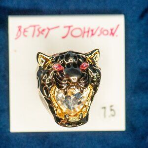 Betsey Johnson Tiger or Cheetah Ring